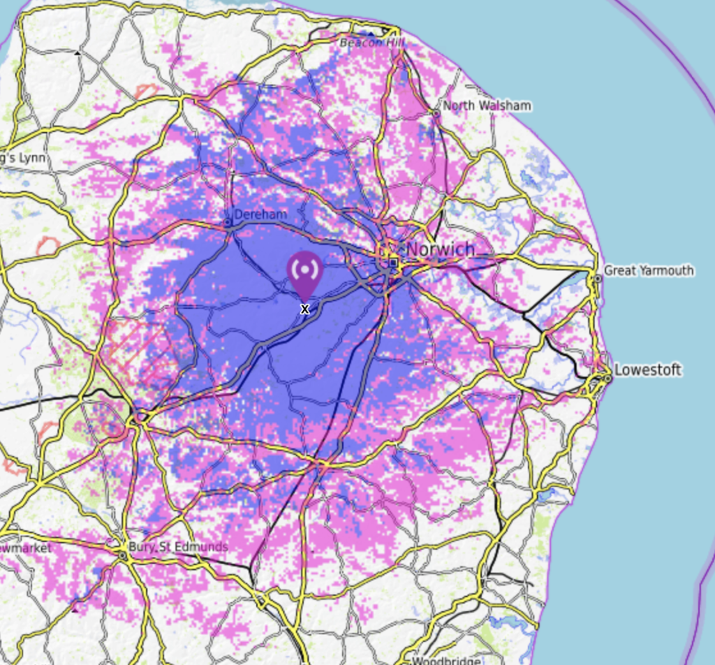 GB3VW Norfolk Repeater Group